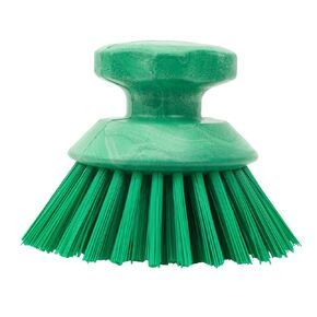 SPARTA 42395EC14 Plastic Scrubber Brush, Round Brush, Dish Scrub Brush With Color Coded For Cleaning, Kitchen, Bathroom, Bathtub, Dishes, Sink, 5 X 5 X 4 Inches, Blue