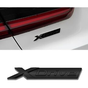 1PCS Xdrive 40i Emblem Badge Sticker Bright Silver Compatible with 1 2 3 4 5 Series X1 X3 X5 X6 X7 Series M2 M3 M4 M5 M6 Series.etc Trunk Rear Replacement Accessories