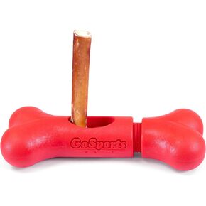 GoSports Chew Champ Bully Stick Holder for Dogs - Securely Holds Bully Sticks to Help Prevent Choking - 6 in or 8 in Size