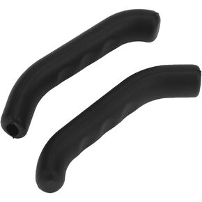 Tbest قبضة الأكمام، دورة الفرامل رافعة قبضة غطاء حامي 5 ألوان مكافحة زلة الفرامل مقبض سيليكون الأكمام للدراجات الطريق الجبلية ركوب الدراجات 1 زوج (أسود) in Kuwait