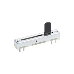 uxcell 5pcs Fader Variable Resistors 35mm Straight Slide Potentiometer B104 100K Ohm Linear Double Potentiometers for Dimming Tuning