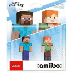 Nintendo Amiibo Steve & Alex (Smash Bros Collection)