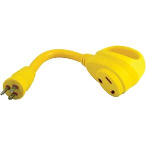 ParkPower by Marinco 1530ARV Straight Blade Adapter, 15M to 30F