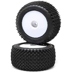 إطارات Losi Pin مثبتة في الخلف باللون الأبيض 2 Mini-T 2.0 LOS41013 RC Tire