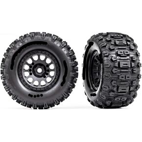 XRT, X-MAXX SLEDGEHAMMER TIRE-WHEEL