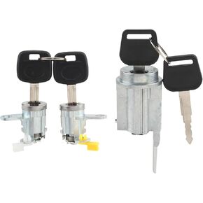 AUTOKAY Ignition Switch & Door Lock Cylinder Fits for Toyota Tacoma 1995-2004