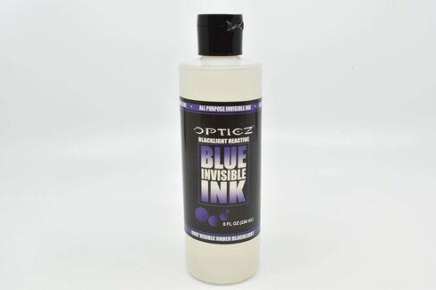 حبر أمان تفاعلي بالأشعة فوق البنفسجية باللون الأزرق غير المرئي لجميع الأغراض (زجاجة سعة 2 أونصة) in Kuwait
