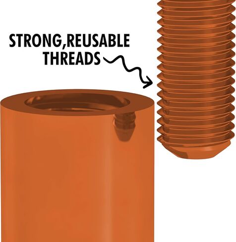 4 قطع من براغي الفولاذ المقاوم للصدأ (أسود) - براغي مقاس ½ بوصة × 1 بوصة للافتات الأكريليك والخشب والزجاج - حامل لافتات على الحائط للإطارات والإعلانات وشاشات العرض in Kuwait