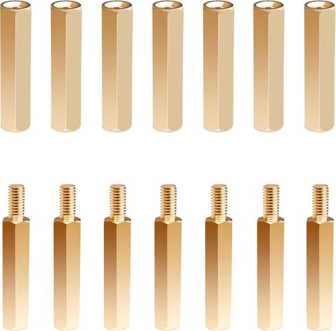 LitOrange 320PCS M3 Male Female Nylon Hex Spacer Standoff Screw Nut Threaded Pillar PCB Motherboard Assorted Assortment Kit (Black) in Saudi Arabia