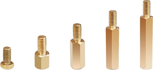 LitOrange 320PCS M3 Male Female Nylon Hex Spacer Standoff Screw Nut Threaded Pillar PCB Motherboard Assorted Assortment Kit (Black) in Saudi Arabia