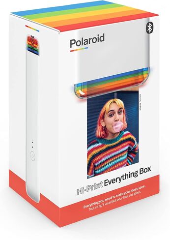 Polaroid Hi-Print - 2nd Generation Bluetooth Connected 2x3 Pocket Photo Dye-Sub Printer - Black Printer Only (9129) in Saudi Arabia