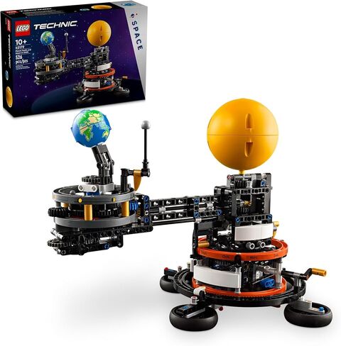 LEGO Technic Planet Earth and Moon in Orbit Building Set, Outer Space Birthday Gift for 10 Year Olds, Solar System Space Toy for Imaginative, Independent Play, Space Room Décor for Boys & Girls, 42179 in Saudi Arabia
