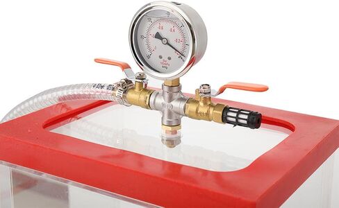 2 Gallon Clear Vacuum Chamber, Acrylic Vacuum Chamber, Perfect for Stabilizing Wood, Degassing Silicones, Epoxies in Saudi Arabia