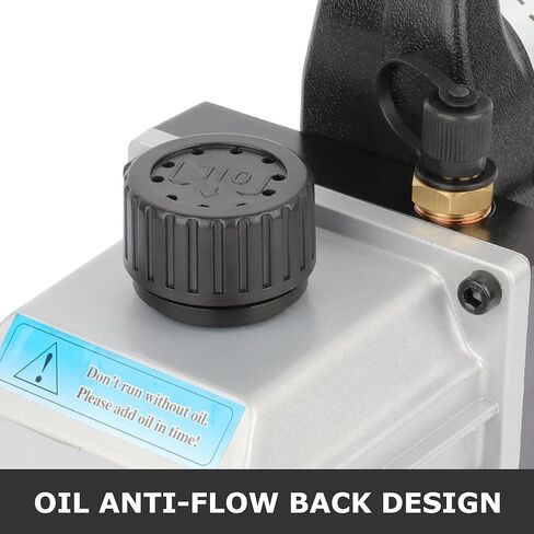 110 فولت 4 CFM 1/3HP مضخة تفريغ دوارة دوارة لإصلاح السيارات A/C HVAC R410a R134 مع زجاجة زيت in Kuwait