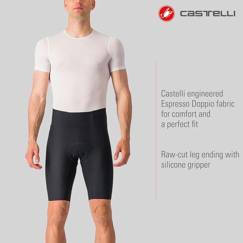 Castelli Men’s Espresso Short for Road and Gravel Biking I Cycling in Saudi Arabia