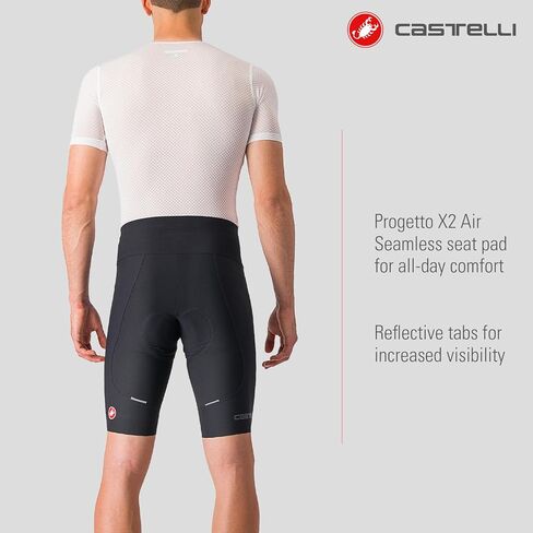 Castelli Men’s Espresso Short for Road and Gravel Biking I Cycling in Saudi Arabia