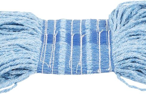 Rubbermaid Commercial Products Universal Headband Blend Mop, Blue, Looped Ends to Reduce Fraying, Heavy Duty Industrial Wet Mop For Floor Cleaning Office/School/Stadium/Lobby/Restaurant in Kuwait