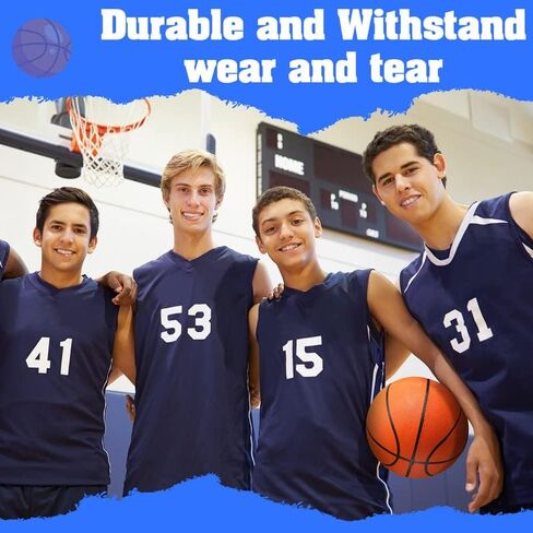 Hungdao 10 Pcs 29.5 Inch Rubber Basketballs Official Size 7 Basketball Training Basket Ball Street Outdoor Bulk Basketball Sport Basketball with Pump Needle Bag for Youth Adult Basketball Games Match in Saudi Arabia