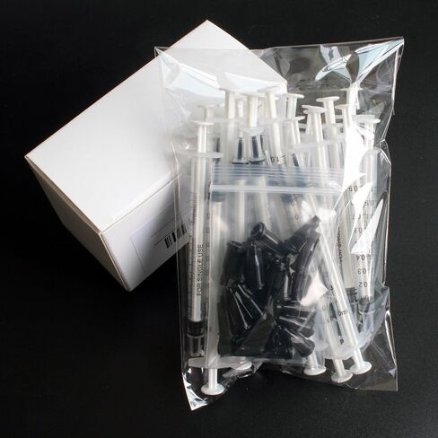 BSTEAN 1ml 1cc Syringe with Luer Slip Tip, No Needle, Non-Sterile (Pack of 50) in Kuwait