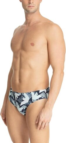 Emporio Armani Men's Standard Eagle Macro Logo Swim Low Brief in Saudi Arabia