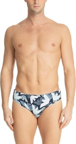 Emporio Armani Men's Standard Eagle Macro Logo Swim Low Brief in Saudi Arabia