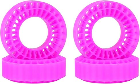 1.0 tire inserts, silicone inserts 1.0 Silicone Rubber Tire Inserts for RC TRX4M SCX24 Fcx24 Ax24 1/18 1/24 RC Crawler Wheels Tire Foam Fill Kit for OD 58-63mm (Red) in Saudi Arabia