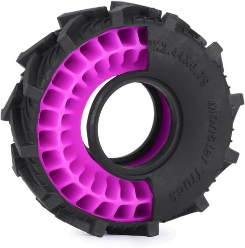 1.0 tire inserts, silicone inserts 1.0 Silicone Rubber Tire Inserts for RC TRX4M SCX24 Fcx24 Ax24 1/18 1/24 RC Crawler Wheels Tire Foam Fill Kit for OD 58-63mm (Red) in Saudi Arabia