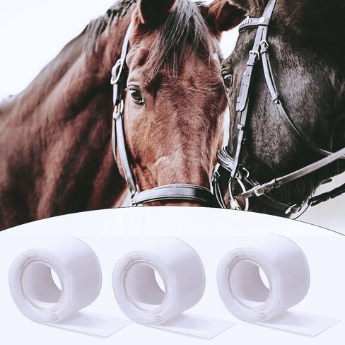 3 Rolls Horse Bit Wrap Tape Bit Protector Bit Guard Tape for Horses Bit Care Wrap for Equines Equestrian Bit Tape Bit Shielding Tape Equine Bit Wrap（White in Kuwait