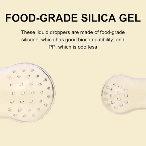 قطارات سائلة، 8 قطع 5 مل قطارات سائلة مع فرشاة تنظيف قطارة سائلة من السيليكون دقيقة للأطفال (الحجم: 8 قطع) in Kuwait