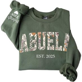 قميص جدة الأزهار المخصصة ، هوديي مخصص ، نانا مخصصة ، عمة ، ميمي من النوع الثقيل ، هدية مدروسة للجدة in Kuwait