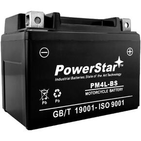 PowerStar Replacement Battery for Parts Unlimited AGM Maintenance-Free Battery - YTX4L-BS LEMM62X4B in Saudi Arabia