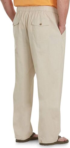 Oak Hill by DXL Men's Big and Tall-blend dring bants Natural 1XL in Kuwait