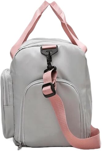 Personalized Sports Bag - Custom Gym Bag, Cheer Bag, Weekender Bag, Duffle Bags Personalized for Men, Women - Personalized Duffel Bag with Name (Black with your text and logo) in Saudi Arabia