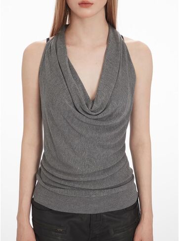 Women Halter Tops Sexy Sleeveless Tank Top Y2K Shirts Fairy Grunge Aesthetic Clothes Summer Going Out Outfits in Saudi Arabia