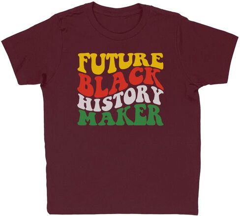 Future Black History Maker Kids T-Shirt Youth in Saudi Arabia