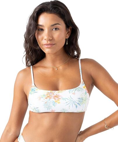Roxy Women's Bralette Bikini Adjustable Swim Top, Quick-Dry, Removable Pads, UPF 50+, Resort Wear in Saudi Arabia