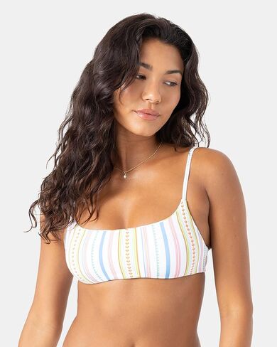 Roxy Women's Bralette Bikini Adjustable Swim Top, Quick-Dry, Removable Pads, UPF 50+, Resort Wear in Saudi Arabia