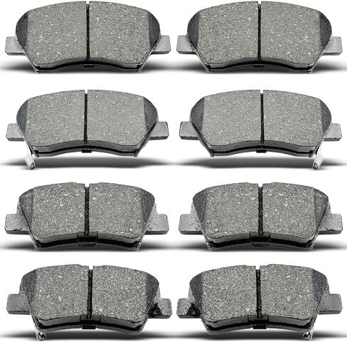Ceramic Brake Pads Set Compatible with 2011-2016 Hyundai Elantra,2013 Hyundai Elantra Coupe,2013-2017 Hyundai Elantra GT in Saudi Arabia