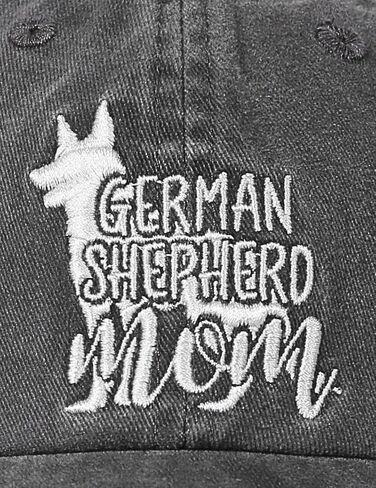 InnoBeta German Shepherd Gifts for Women, German Shepherd Mom Adjustable Vintage Baseball Cap Washed Cotton Embroidered Hat in Saudi Arabia