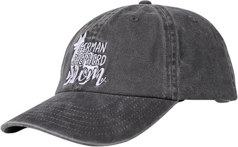 InnoBeta German Shepherd Gifts for Women, German Shepherd Mom Adjustable Vintage Baseball Cap Washed Cotton Embroidered Hat in Saudi Arabia