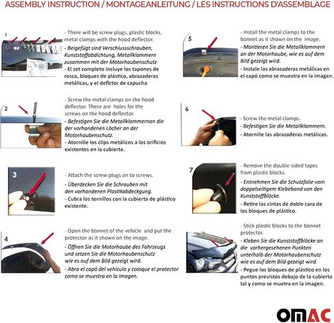 Omac Front Bug Shield Hood Deflector Guard for Isuzu Rodeo 1998-2004 Black Smoke in Saudi Arabia