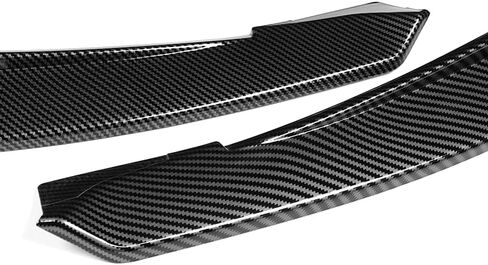 Stay-Tuned, 2PC ABS TS-Style Front Bumper Lip Spoiler Splitter Lip Body Kit, Compatible with 2021-2025 Acura TLX, Auto Replacement Exterior Accessory (Painted Black) in Kuwait