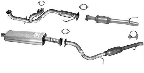 Engine Y Flex Pipe Catalytic Converter Rear Muffler Resonator Tail Pipe Replacement Parts For Ford Escape 3.0L 2001 2002 2003 2004 in Saudi Arabia