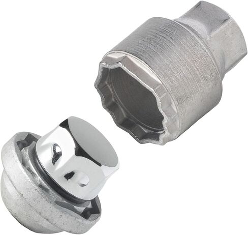 Galaxylock DNL/M طقم عجلات Lug Nut Lucks مناسبة لـ Nissan Z (M12 × 1.25 حجم الخيط) - مجموعة من 4 مكسرات العروة + 1 مفتاح in Saudi Arabia