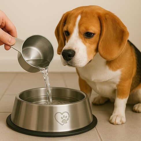 Color Up Dog and Cat Food 1 Scoop Premium Pet Food Measuring Cup - Stainless Steel (1 Scoop (1 Cup)) in Saudi Arabia