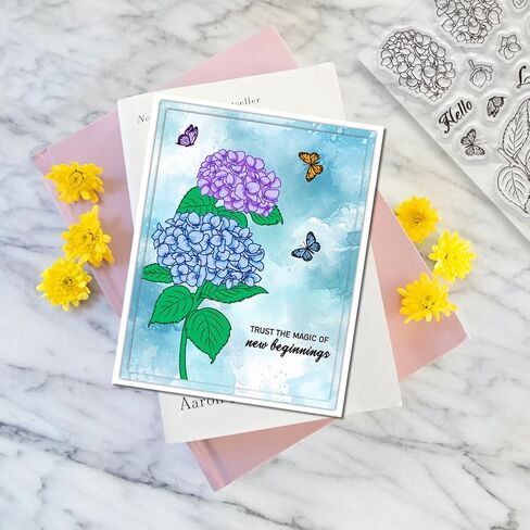 Clear Stamp Layered Flowers Clear Stamps for Card Making or Journaling Cymbidium Floral Clear Stamps for Holiday Card Making Decor DIY Scrapbooking Transparent Album Decoration Paper Craft in Kuwait