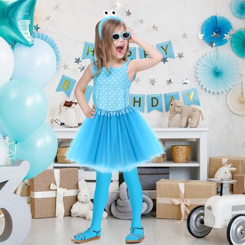 عيون رأس الرأس مع الجوارب توتو تنورة زي موطن الرسوم المتحركة لليوم الكتب يوم عيد ميلاد هالوين cosplay حفلة in Kuwait