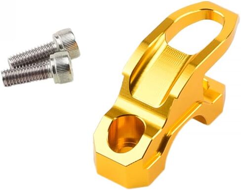 Universal Motorcycle Handlebar Helmet Storage Hook For Various Models XL750 XL600V XL650V XL700V Aluminum Accessories(Gold) in Saudi Arabia