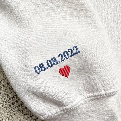 Personalized Embroidered Mrs Sweatshirt, Custom Mrs. Last Name Sweatshirt, Bride Sweatshirt in Kuwait