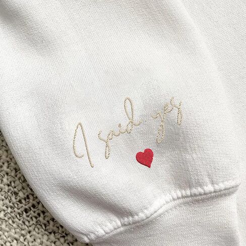 Personalized Embroidered Mrs Sweatshirt, Custom Mrs. Last Name Sweatshirt, Bride Sweatshirt in Kuwait